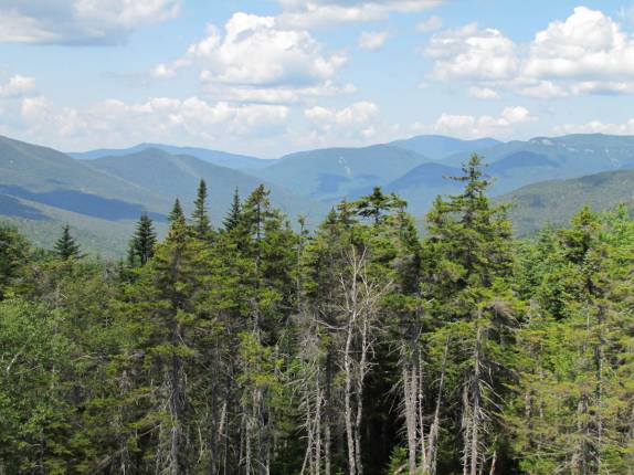 Viajando pelas White Mountains, região de Lincoln, em New Hampshire - Estados Unidos